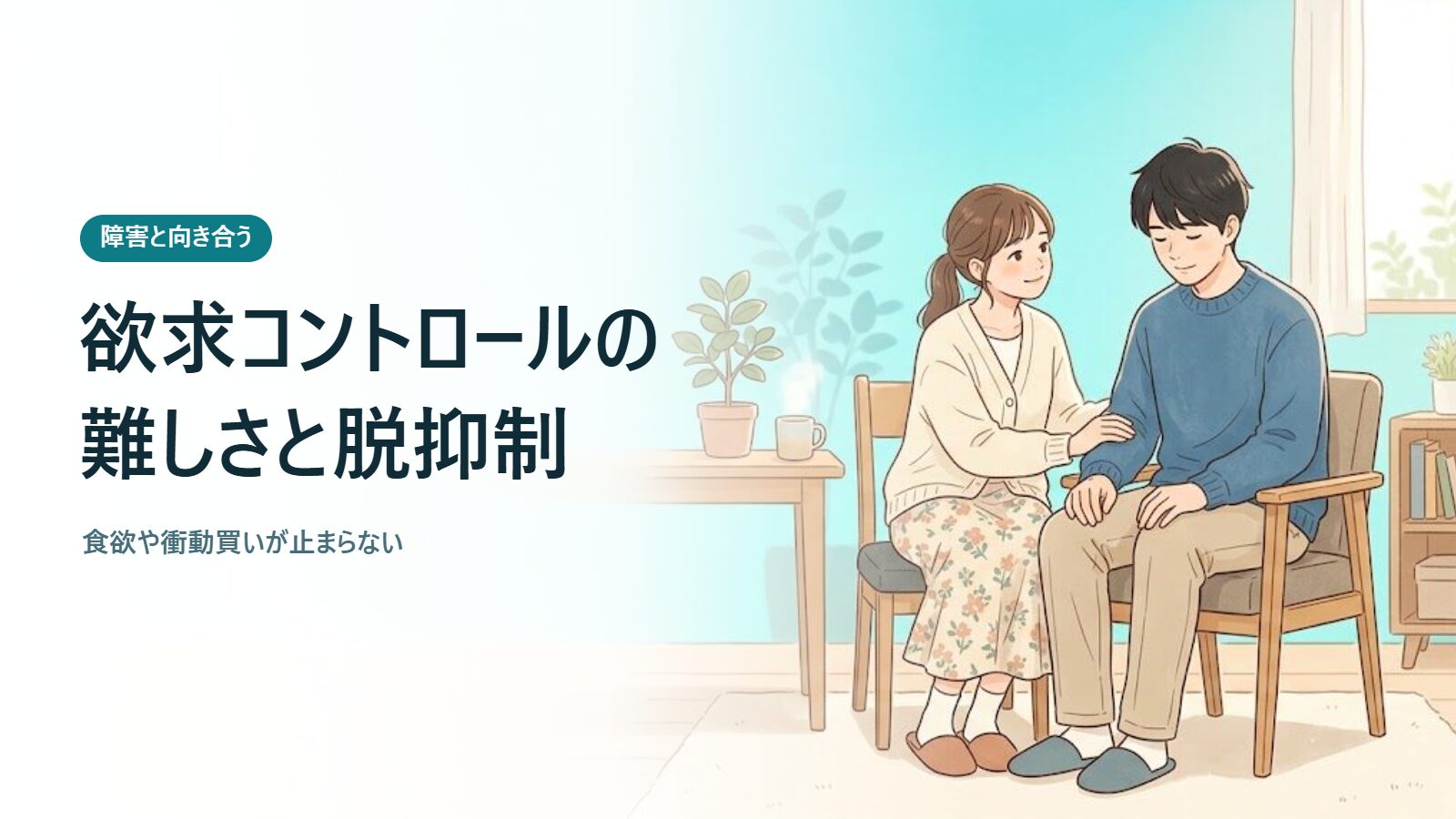 欲求コントロールの難しさと脱抑制 食欲や衝動買いが止まらない